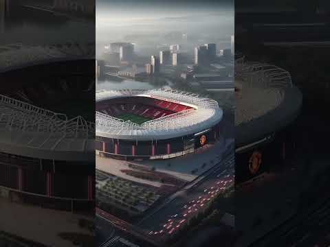 I asked AI to recreate Old Trafford! 🦾🏟️ #manunited #aiart #oldtrafford