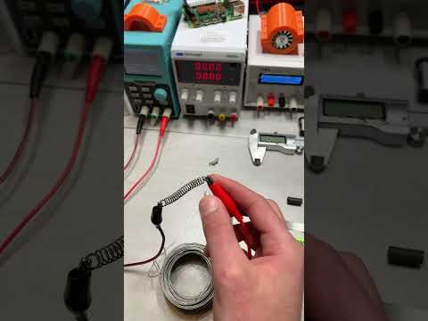 2-Way Nitinol Springs in Action | SMA Shape Memory Alloys #electronics #engineering #cool #shorts