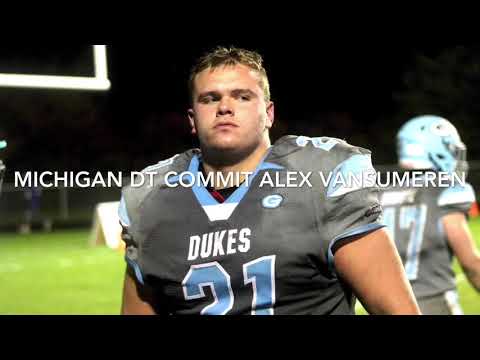 Michigan DT Commit Alex VanSumeren Is A MONSTER!!!