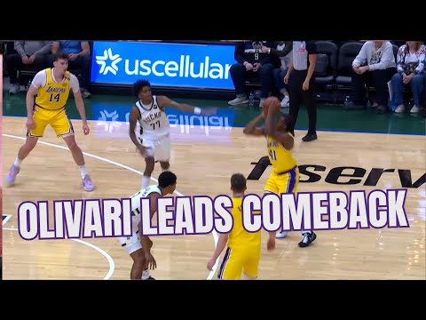 Quincy Olivari leads Lakers to huge 4th quarter comeback | Player Highlights