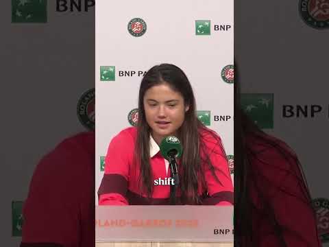 Emma Raducanu reflects on her second-round exit to Iga Swiatek #rolandgarros