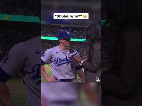 “Shohei who?” 🤣 #shortsviral #baseball #mlb #dodgers #baseballhighlights