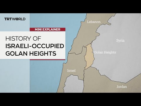 A short history of the Israeli-occupied Golan Heights