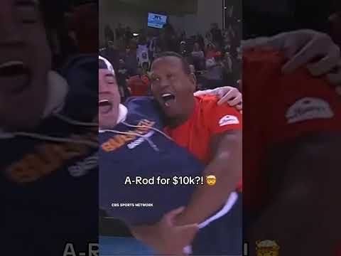 Alex Rodriguez wins $10,000 for a Bucknell student with a half-court heave 🤑