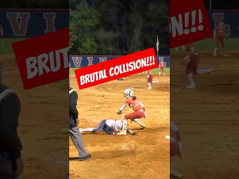 Full Speed COLLISION at Home Plate! | Fastpitch Softball Drama