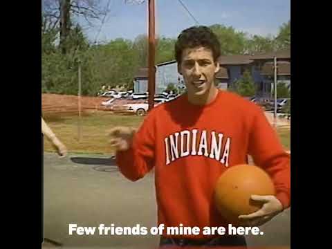 Adam Sandler 1988 Trying out for Indiana Hoosiers (( SUBSCRIBE to watch LIVE, &quot;Sandler vs Bird&quot;))