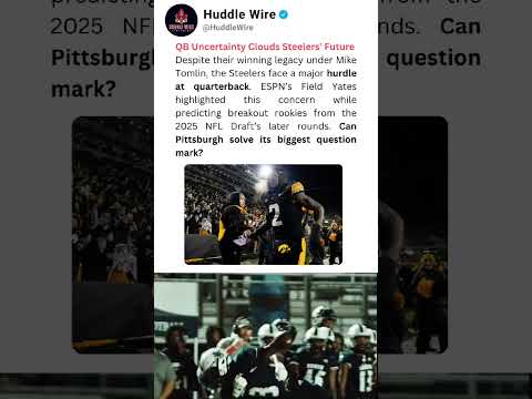 QB Uncertainty Clouds Steelers&#039; Future in 2025! ⛅️🟡 #SteelersNation #NFL2025 #shorts