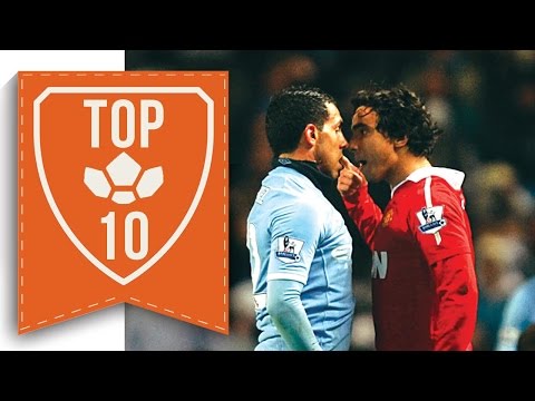 TOP 10 Shocking Moments Between Man United and Man City