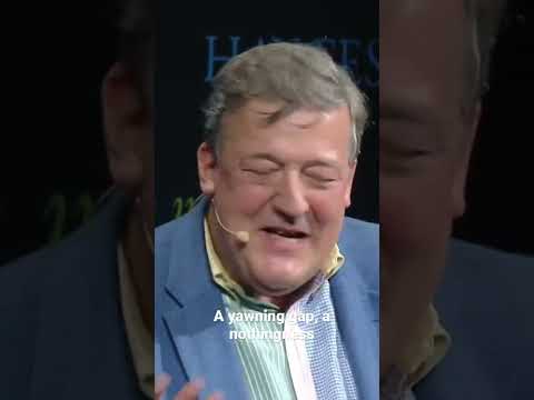 Stephen Fry vs Neil Gaiman on how time began 👅 #shorts #stephenfry #neilgaiman