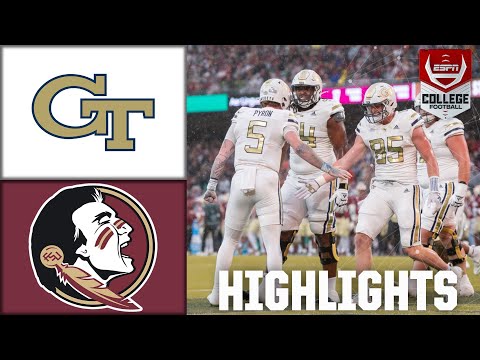 🚨 UPSET ALERT 🚨 Florida State Seminoles vs. Georgia Tech Yellow Jackets | Full Game Highlights