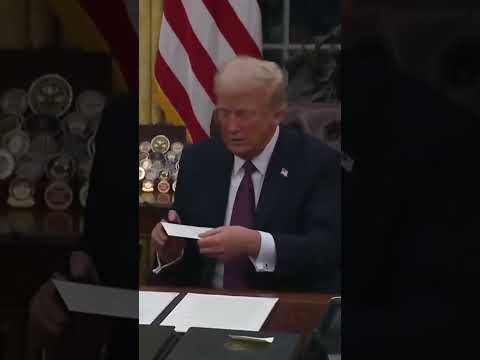 President Donald Trump finds HIDDEN LETTER from Biden