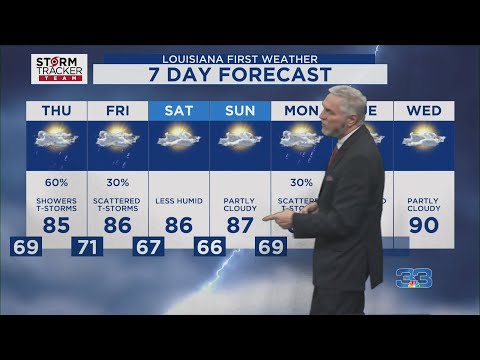 Weather Forecast for Baton Rouge – 5/28/25: Heavy Downpours Tomorrow for the Baton Rouge region.