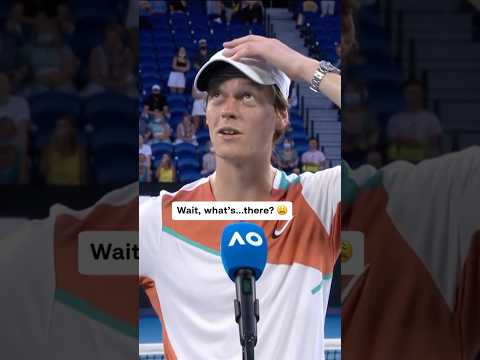 Jannik Sinner had a lucky charm in Melbourne 🦋 #AusOpen #AO2025 #tennis