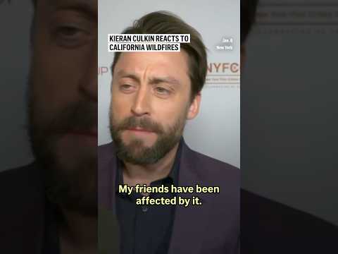 Kieran Culkin reacts to California wildfires