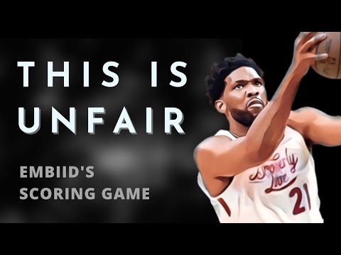 Joel Embiid is a 300-pound wing!