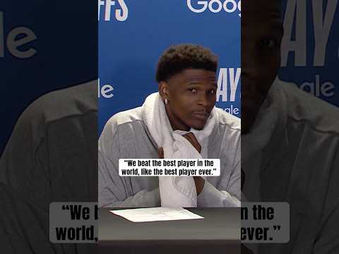 Ant after beating LeBron &amp; the Lakers 💯