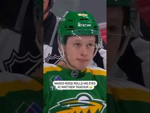 He Really Rolled His Eyes At Matthew Tkachuk 🙄