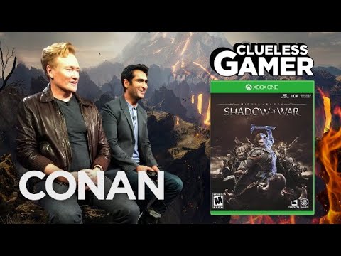 Clueless Gamer: &quot;Shadow Of War&quot; With Kumail Nanjiani | CONAN on TBS