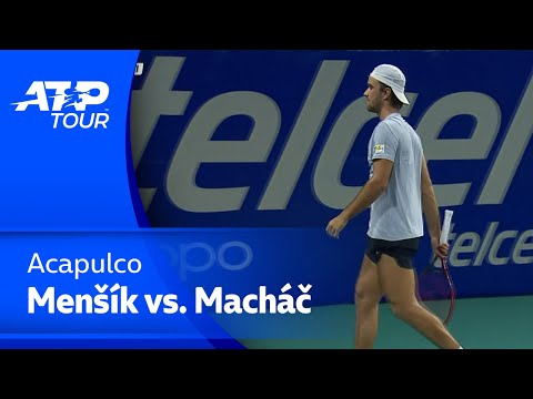 ATP Acapulco: Jakub Menšík (CZE) vs. Tomáš Macháč (CZE)