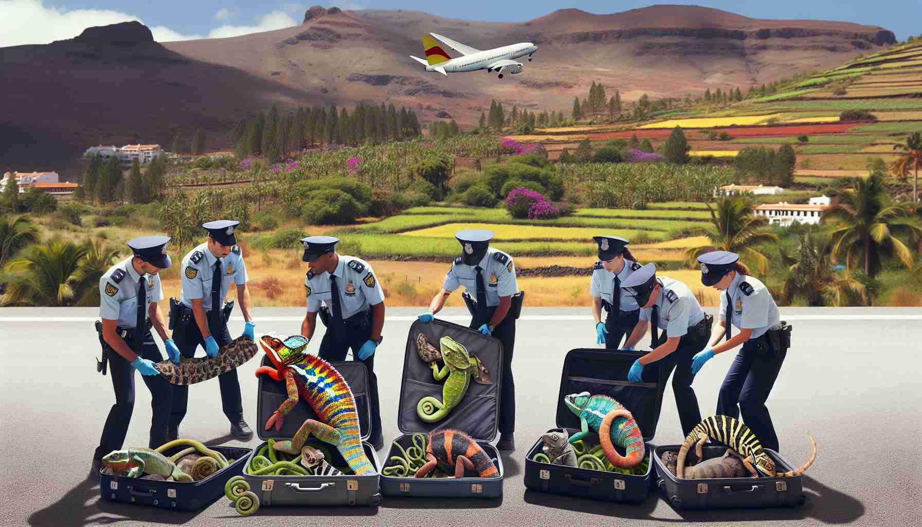 Illegal Transport of Exotic Reptiles Unveiled in Tenerife Illegal Transport of Exotic Reptiles Unveiled in Tenerife